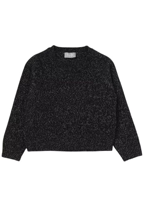 Black wool sweater for girls IL GUFO | MA396EM22/DEBNERO
